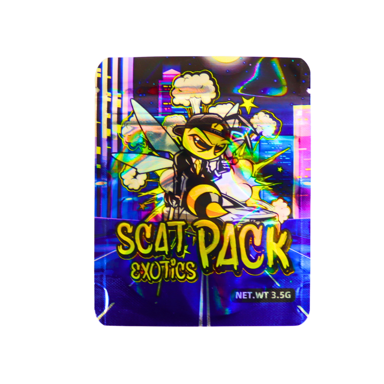 STANDARD MYLAR 3.5G BAGS 50CT SCAT PACK EXOTICS DESIGN